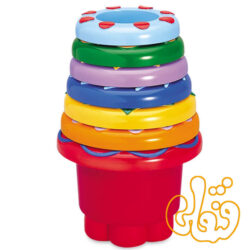 لیوانهای رنگین کمان تولو rainbow stacker 89650