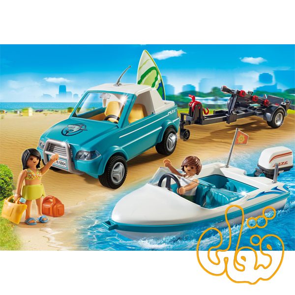 ماشین یدک کش و قایق تفریحی Surfer Pickup with Speedboat 6864