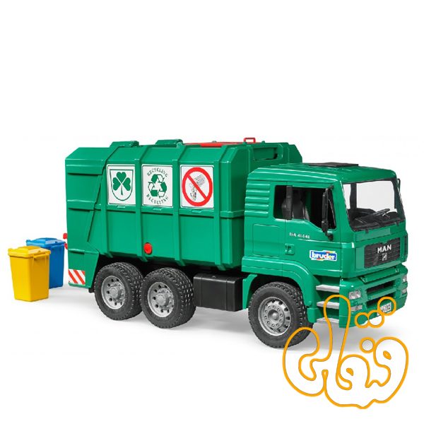 ماشین حمل زباله MAN TGA Garbage truck green 02753