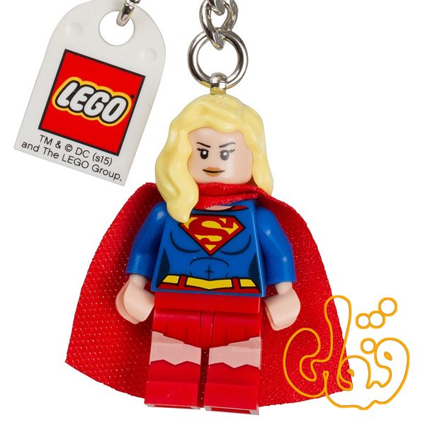 لگو ساختنی آویز کلید سوپرومن Supergirl Keychain 853455