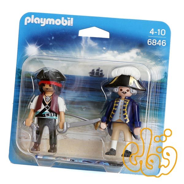 دزد دریایی و سرباز پلی موبیل Pirate and Soldier Duo Pack 6846