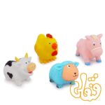پوپت حمام حیوانات مزرعه با جای مخصوص تولو Farm Squirters 50401