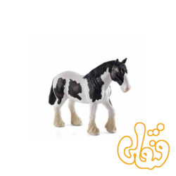 اسب اسکاتلندی سفید و سیاه Clydesdale Horse Black & White 387085