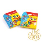 خمیر بازی 6 رنگ مقوایی آریا 1057