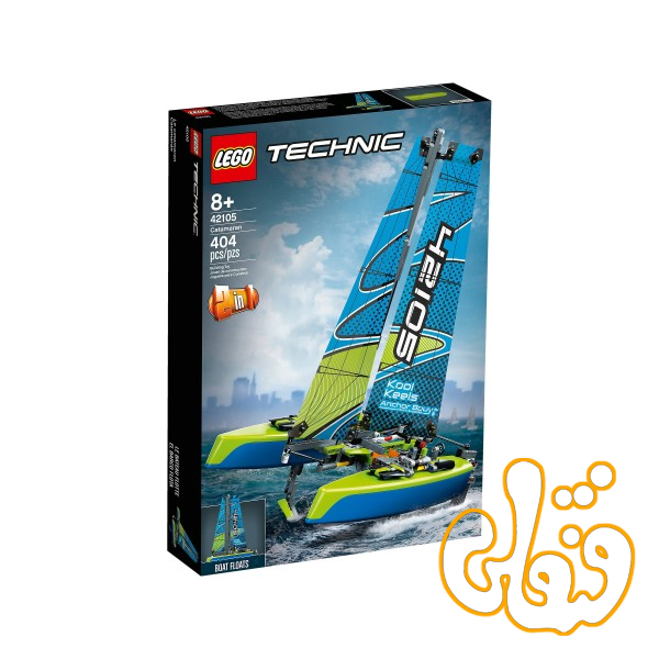 ساختنی لگو تکنیک قایق کاتاماران Lego Technic Catamaran 42105