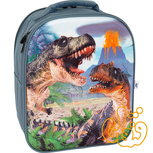 کیف کوله پشتی سه بعدی دایناسور با دو عدد فیگور موجو فان 3D Dinosaur Junior Backpack with 2 Figures 387723