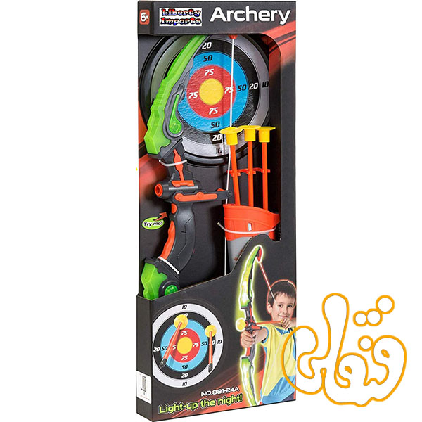 تیر و کمان چراغدار با سیبل Archery Light-up the Night! 881-24A