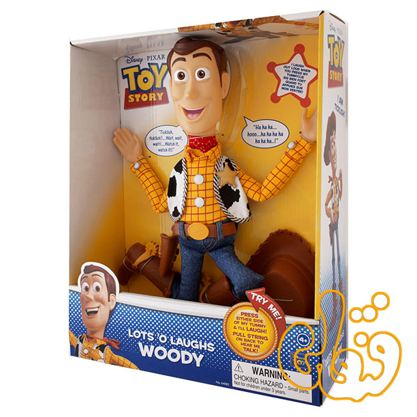 عروسک داستان اسباب بازی ها وودی خیلی می خندد Lots 'o Laughs Woody 64082