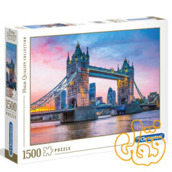 پازل کلمنتونی 1500 قطعه غروب برج بریج Tower Bridge sunset 31816