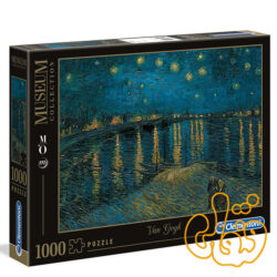 پازل کلمنتونی 1000 قطعه شب پر ستاره ونگوگ Starry Night on the Rhone 39344