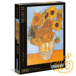 پازل کلمنتونی 1000 قطعه گل آفتابگردان ونگوگ Sun Flowers 31438