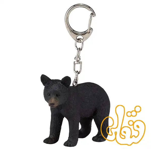 آویز کلید بچه خرس سیاه موجو Black Bear Cub Keychain 387438