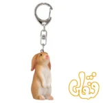 آویز کلید خرگوش نشسته موجو Rabbit Sitting Keychain 387439