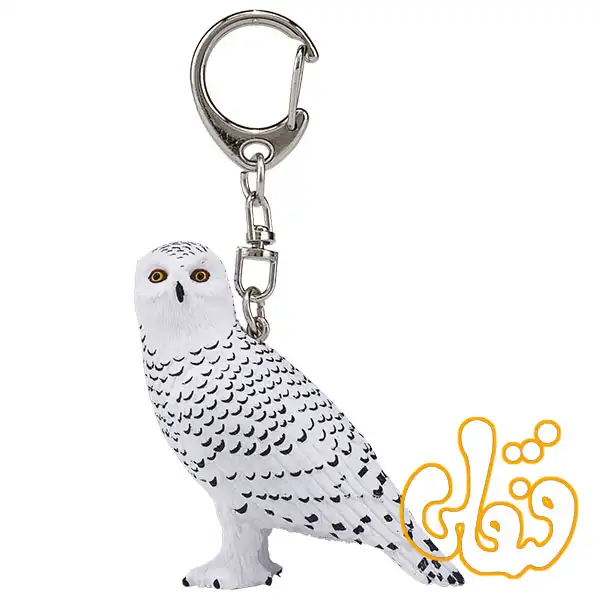 آویز کلید جغد برفی Snowy Owl Keychain 387432
