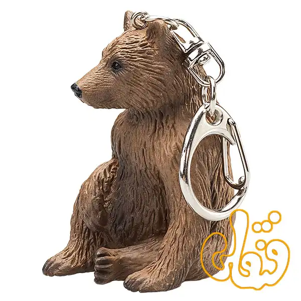 آویز کلید بچه خرس گریزلی موجو Grizzly Bear Cub Keychain 387436
