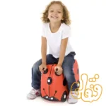 چمدان کودک چرخدار سوارشدنی کفشدوزک ترانکی 0092 - Image 2