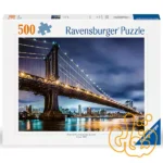 پازل 500 قطعه نیویورک ; شهری که هرگز نمی‌خوابد رونزبرگر New York - the city that never sleeps 12000224