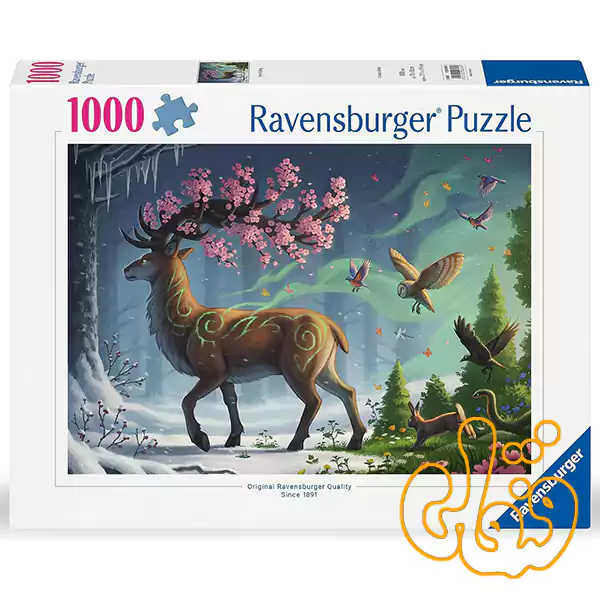 پازل 1000 قطعه گوزنهای بهاری رونزبرگر Deer of Spring 12000616 پازل 1000 قطعه گوزنهای بهاری رونزبرگر Deer of Spring 12000616