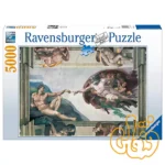 پازل 5000 قطعه آفرینش آدم میکل‌آنژ رونزبرگر Michelangelo: Creation of Adam 17408
