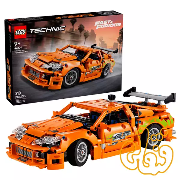 ساختنی لگو تکنیک سریع و خشن تویوتا سوپرا Fast and Furious Toyota Supra MK4 42204