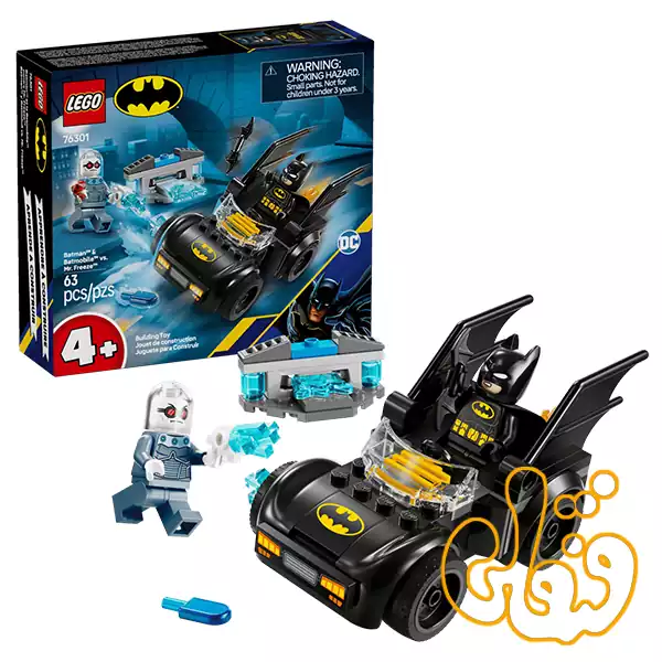 ساختنی لگو بتمن و بت‌موبیل در مقابل مسترفریز Batman™ & Batmobile™ vs. Mr. Freeze™ 76301