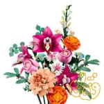 ساختنی لگو گیاه شناسی دسته گل صورتی زیبا Pretty Pink Flower Bouquet 10342 - Image 2