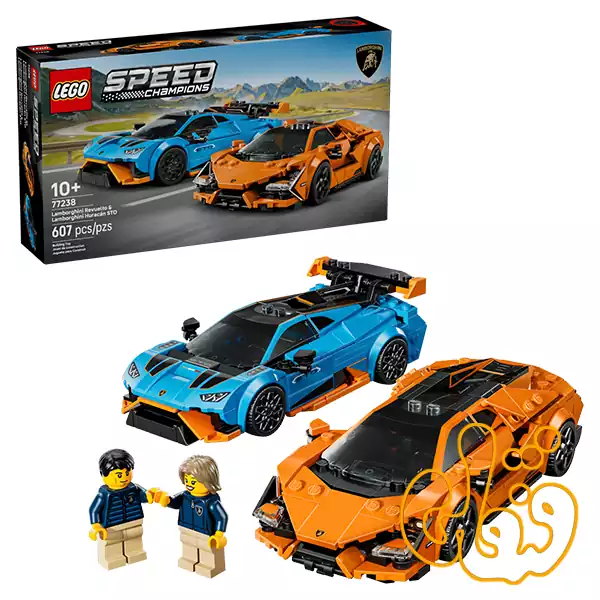 ساختنی لگو اسپید لامبورگینی ریویلتو و هوراکان Lamborghini Revuelto & Huracán STO 77238