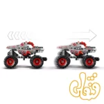 ساختنی لگو تکنیک ماشین عقب کش مانستر جم™ تاندرروآروس™ Monster Jam™ ThunderROARus™ 42200 - Image 3