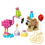 ساختنی لگو پولی‌بگ کریتور جشن تولد حیوانات ناز Cute Animal Birthday Party 30715 - Image 2