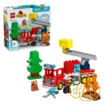ساختنی لگو داپلو ماشین آتش نشانی با شلنگ و آتش نشان Fire Truck with Hose and Firefighter 10473