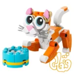 ساختنی لگو پولی‌بگ کریتور گربه نارنجی Orange Cat 30714 - Image 2