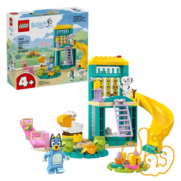 ساختنی لگو تفریح ​​در زمین بازی با بلوئی و کلوئی Playground Fun with Bluey and Chloe 11201
