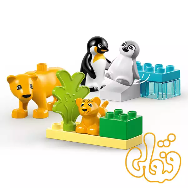 ساختنی لگو داپلو خانواده‌های حیوانات وحشی: پنگوئن‌ها و شیرها Wild Animal Families: Penguins & Lions 10442