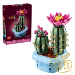 ساختنی لگو گیاه شناسی کاکتوس گلدار Flowering Cactus 11509