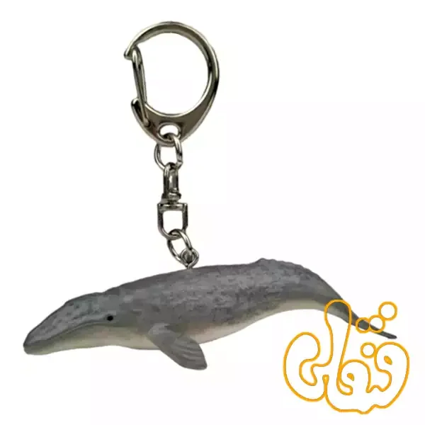 آویز کلید نهنگ خاکستری موجو Grey Whale Keychain 387607